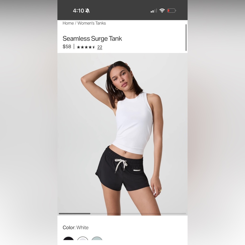 Vuori Seamless Surge Tank